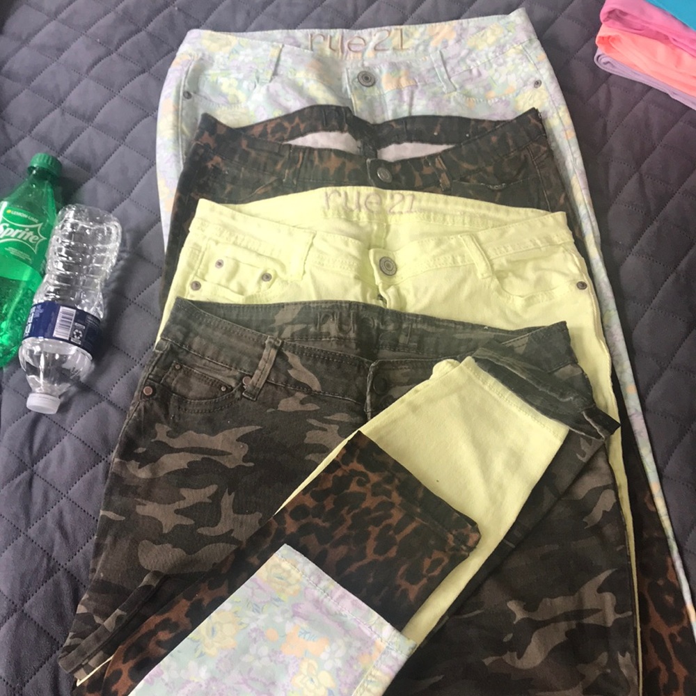 Lot of rue 21 pants/jeans